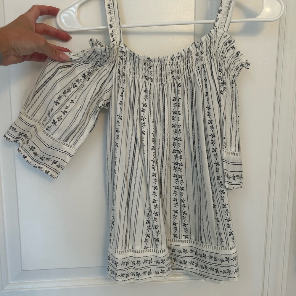 Off the shoulder blouse, Small, worn once!